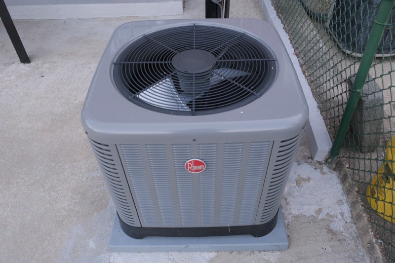 Residential condenser install
