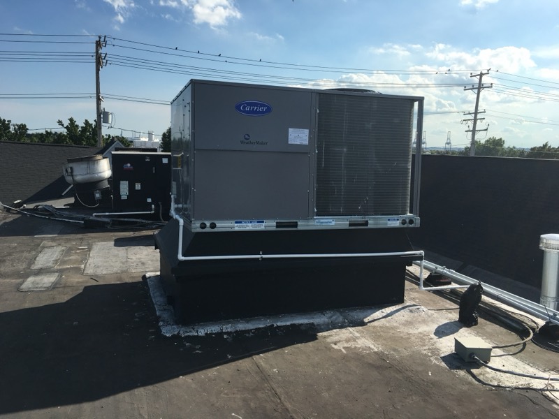 Commercial rooftop install